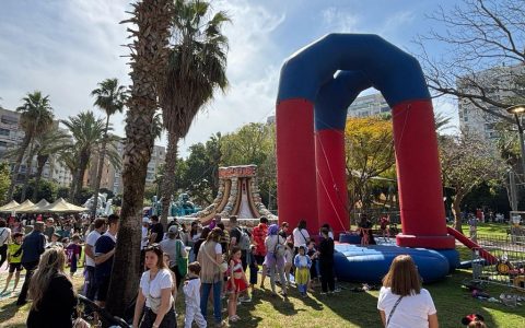 חגיגת פורים בקיבוץ במרכז 7